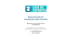 Desktop Screenshot of lojadeesportes.com.br